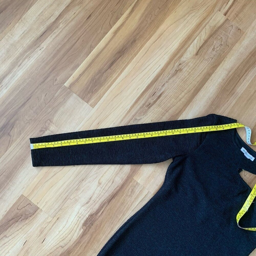 BCBGeneration Medium Black Bodycon One Shoulder C… - image 2